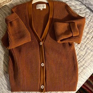 Tradlands Shelter Cardigan in Sienna